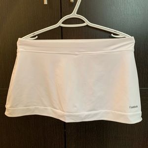 Reebok White Tennis Skirt
